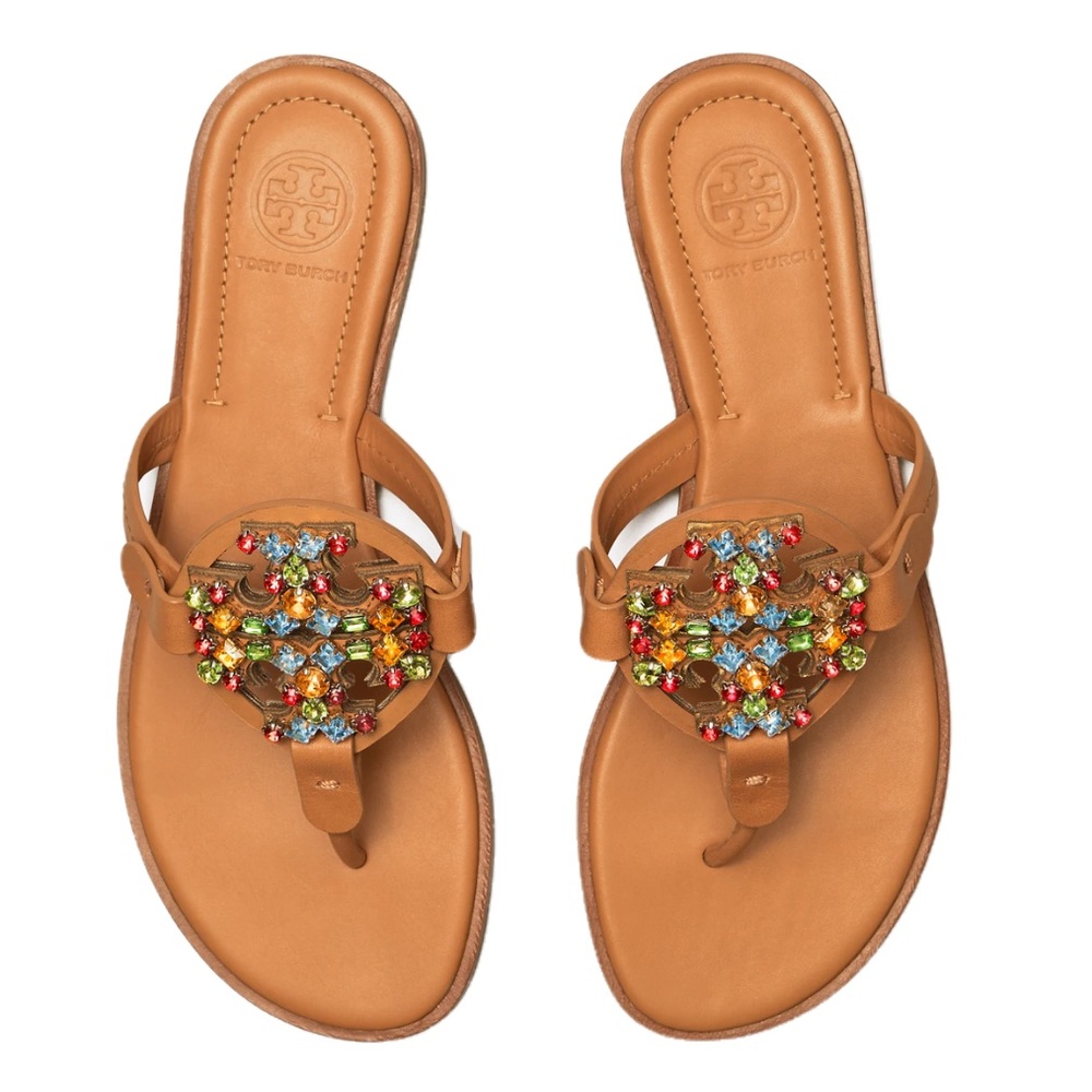 Tory Burch Miller Crystal Sandals